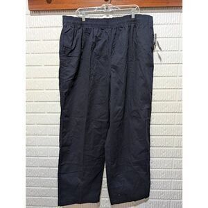 Canyon Ridge Men's Navy Blue Warm Up Elastic Drawstring Waist Pants Size 2XL NWT